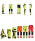 Pantaloni da lavoro Multitasche Alta Visibiltà high Vis Stretch Donna 716318115599C50