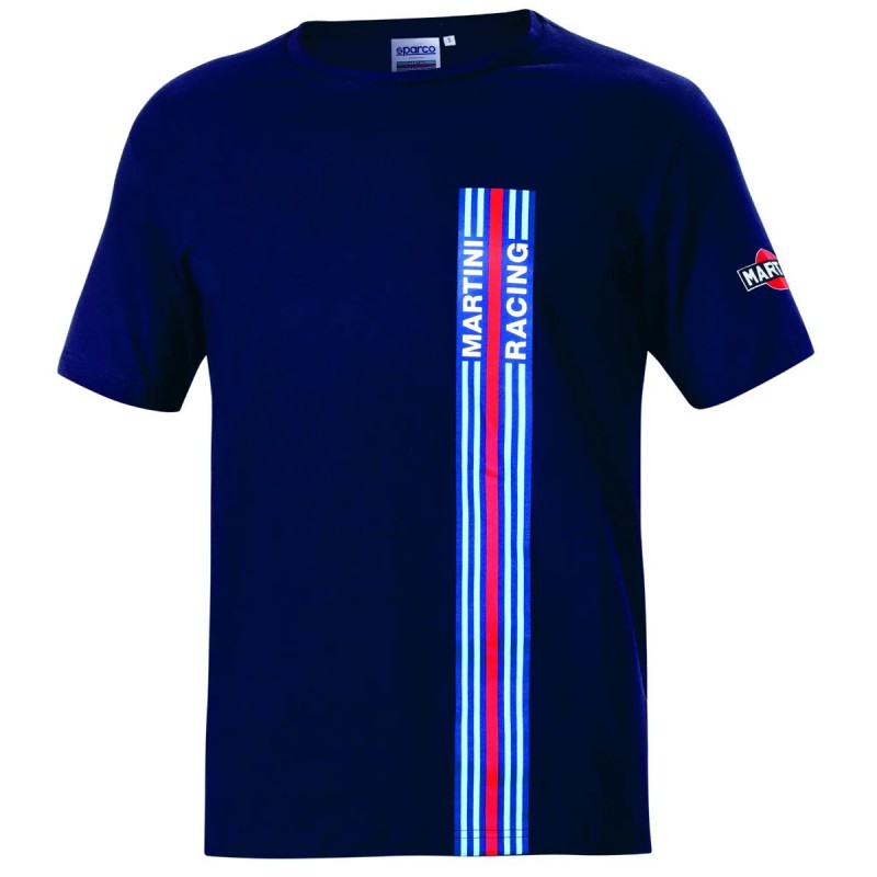 T-Shirt da lavoro Sparco Big Stripes Martini Racing